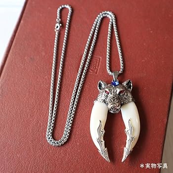 大珍品 動物の牙のネックレス 大珍品 動物の牙のネックレス 動物の牙ネックレス ワニの牙(M